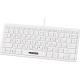 Клавіатура Maxxter KBM-C01W-UA USB UA White (KBM-C01W-UA)