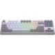 Клавіатура Hator Rockfall 3 Mecha TKL QMK/VIA Orange Wireless White (HTK851UA)