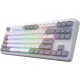 Клавіатура Hator Rockfall 3 Mecha TKL QMK/VIA Orange Wireless White (HTK851UA)