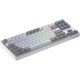 Клавіатура Hator Rockfall 3 Mecha TKL QMK/VIA Orange Wireless White (HTK851UA)