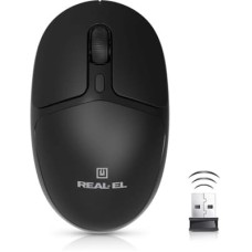 Мишка REAL-EL RM-335W Wireless Black (EL123200055)