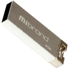 USB флеш накопичувач Mibrand 4GB Сhameleon Silver USB 2.0 (MI2.0/CH4U6S)