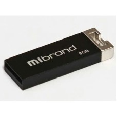 USB флеш накопичувач Mibrand 8GB Сhameleon Black USB 2.0 (MI2.0/CH8U6B)