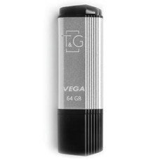 USB флеш накопичувач T&G 64GB 121 Vega Series Silver USB 2.0 (TG121-64GBSL)