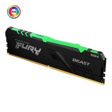 Модуль пам'яті для комп'ютера DDR4 8GB 3200 MHz Fury Beast RGB Kingston Fury (ex.HyperX) (KF432C16BB