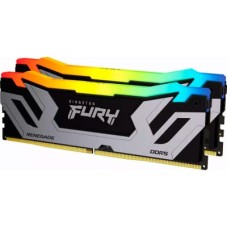 Модуль пам'яті для комп'ютера DDR5 48GB 8400 MHz Renegade RGB Silver XMP Kingston Fury (ex.HyperX) (