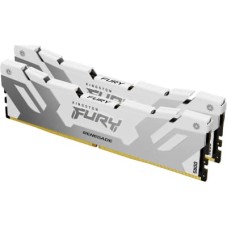 Модуль пам'яті для комп'ютера DDR5 48GB (2x24GB) 8000 MHz Renegade White/Silver Kingston Fury (ex.Hy