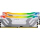 Модуль пам'яті для комп'ютера DDR5 48GB (2x24GB) 8800 MHz Renegade RGB White/Silver Kingston Fury (e