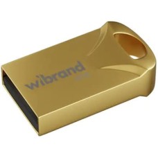 USB флеш накопичувач Wibrand 8GB Hawk Gold USB 2.0 (WI2.0/HA8M1G)