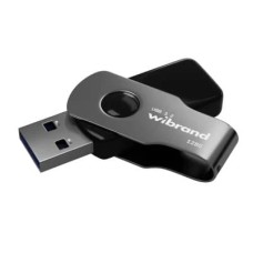 USB флеш накопичувач Wibrand 128GB Lizard Black USB 3.2 Gen 1 (USB 3.0) (WI3.2/LI128P9B)