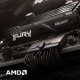 Модуль пам'яті для комп'ютера DDR4 16GB 3733 MHz Fury Beast Black Kingston Fury (ex.HyperX) (KF437C1