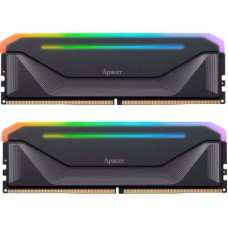 Модуль пам'яті для комп'ютера DDR5 32GB (2x16GB) 6000 MHz NOX RGB Black Apacer (AH5U32G60C622NBAA-2)