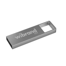 USB флеш накопичувач Wibrand 8GB Shark Silver USB 2.0 (WI2.0/SH8U4S)