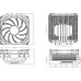 Кулер до процесора ID-Cooling IS-40X V3 White