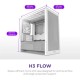 Корпус для ПК NZXT H3 Flow All White (CC-H31FW-01) Корпус для ПК NZXT H3 Flow All White (CC-H31FW-01)