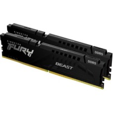 Модуль пам'яті для комп'ютера DDR5 64GB (2x32GB) 5200 MHz Beast Black Kingston Fury (ex.HyperX) (KF5