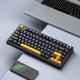 Клавіатура Aula F75 Gasket Greywood V3 switch Hot-Swap PBT Wireless/Bluetooth/USB Black (69483912086