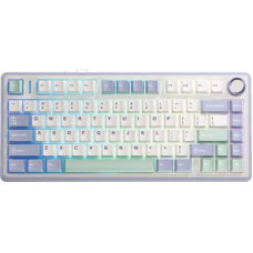 Клавіатура Aula F75 Gasket Greywood V3 switch Hot-Swap PBT Wireless/Bluetooth/USB White (69483912086 Клавіатура Aula F75 Gasket Greywood V3 switch Hot-Swap PBT Wireless/Bluetooth/USB White (69483912086