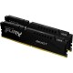 Модуль пам'яті для комп'ютера DDR5 16GB (2x8GB) 5600 MHz Beast Black Kingston Fury (ex.HyperX) (KF55