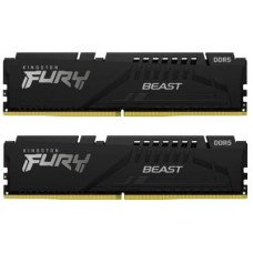 Модуль пам'яті для комп'ютера DDR5 16GB (2x8GB) 5200 MHz Beast Black Kingston Fury (ex.HyperX) (KF55
