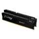 Модуль пам'яті для комп'ютера DDR5 16GB (2x8GB) 5200 MHz Beast Black Kingston Fury (ex.HyperX) (KF55