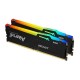 Модуль пам'яті для комп'ютера DDR5 64GB (2x32GB) 5200 MHz Beast RGB Kingston Fury (ex.HyperX) (KF552