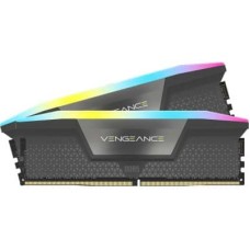 Модуль пам'яті для комп'ютера DDR5 32GB (2x16GB) 6000 MHz Vengeance RGB Black Corsair (CMH32GX5M2B60