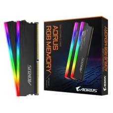 Модуль пам'яті для комп'ютера DDR4 16GB (2x8GB) 3733 MHz AORUS RGB Memory boost GIGABYTE (GP-ARS16G3