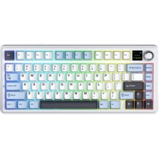 Клавіатура Aula F75 MAX Wireless/Bluetooth UA White/Blue (6978080501158)