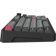 Клавіатура GamePro Asgard Drakkar Keychron Super Red Switch Wireless/Bluetooth/USB UA Black (MK305BK