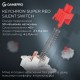 Клавіатура GamePro Asgard Drakkar Keychron Super Red Switch Wireless/Bluetooth/USB UA Black (MK305BK