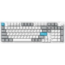 Клавіатура GamePro Asgard Drakkar Keychron Super Red Switch Wireless/Bluetooth/USB UA White (MK305WH Клавіатура GamePro Asgard Drakkar Keychron Super Red Switch Wireless/Bluetooth/USB UA White (MK305WH