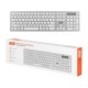 Клавіатура 2E KS270 109key Wireless UA Silver/White (2E-KS270WBWH_UA) Клавіатура 2E KS270 109key Wireless UA Silver/White (2E-KS270WBWH_UA)