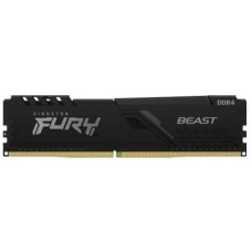 Модуль пам'яті для комп'ютера DDR4 16GB 3200 MHz Beast Black Kingston Fury (ex.HyperX) (KF432C16BB/1