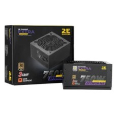 Блок живлення 2E GAMING EXTRA POWER (750W), >90, 80+ Gold, 140mm, 1xMB 24pin(20+4), 1xCPU 8pin(4+4),