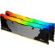 Модуль пам'яті для комп'ютера DDR4 16GB (2x8GB) 3600 MHz Fury Renegade RGB Kingston Fury (ex.HyperX)