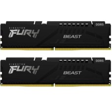 Модуль пам'яті для комп'ютера DDR5 16GB (2x8GB) 5200 MHz FURY Beast Black Kingston Fury (ex.HyperX)