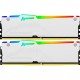 Модуль пам'яті для комп'ютера DDR5 32GB (2x16GB) 6800 MHz Beast White RGB XMP Kingston Fury (ex.Hype