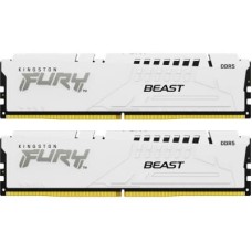 Модуль пам'яті для комп'ютера DDR5 32GB (2x16GB) 5200 MHz FURY Beast White Kingston Fury (ex.HyperX)