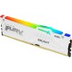 Модуль пам'яті для комп'ютера DDR5 32GB 5200 MHz FURY Beast White RGB Kingston Fury (ex.HyperX) (KF5