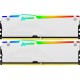 Модуль пам'яті для комп'ютера DDR5 32GB (2x16GB) 5600 MHz FURY Beast White RGB Kingston Fury (ex.Hyp
