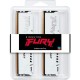 Модуль пам'яті для комп'ютера DDR5 32GB (2x16GB) 6800 MHz Beast White Kingston Fury (ex.HyperX) (KF5