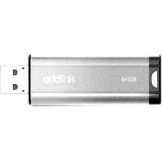 USB флеш накопичувач AddLink 64GB U25 Silver USB 2.0 (ad64GBU25S2)