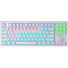 Клавіатура Aula F3032 White keycaps plus 21 Yellow keys KRGD Brown USB UA White (6948391201757) Клавіатура Aula F3032 White keycaps plus 21 Yellow keys KRGD Brown USB UA White (6948391201757)