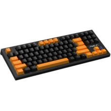 Клавіатура Aula F3032 Keycaps plus 21 Dark Yellow Keys KRGD Brown USB UA Black (6948391201740)