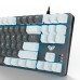 Клавіатура Aula F3287 Keycap KRGD Blue USB UA Grey/White (6948391240954)