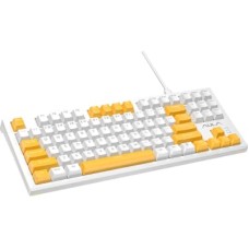 Клавіатура Aula F3032 keycaps plus 21 Yellow keys KRGD Red USB UA White (6948391204680) Клавіатура Aula F3032 keycaps plus 21 Yellow keys KRGD Red USB UA White (6948391204680)