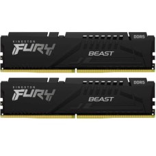 Модуль пам'яті для комп'ютера DDR5 64GB (2x32GB) 6400 MHz Beast Black Kingston Fury (ex.HyperX) (KF5