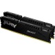 Модуль пам'яті для комп'ютера DDR5 64GB (2x32GB) 6400 MHz Beast Black Kingston Fury (ex.HyperX) (KF5