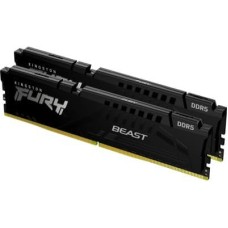 Модуль пам'яті для комп'ютера DDR5 32GB (2x16GB) 6000 MHz Beast Black Kingston Fury (ex.HyperX) (KF5